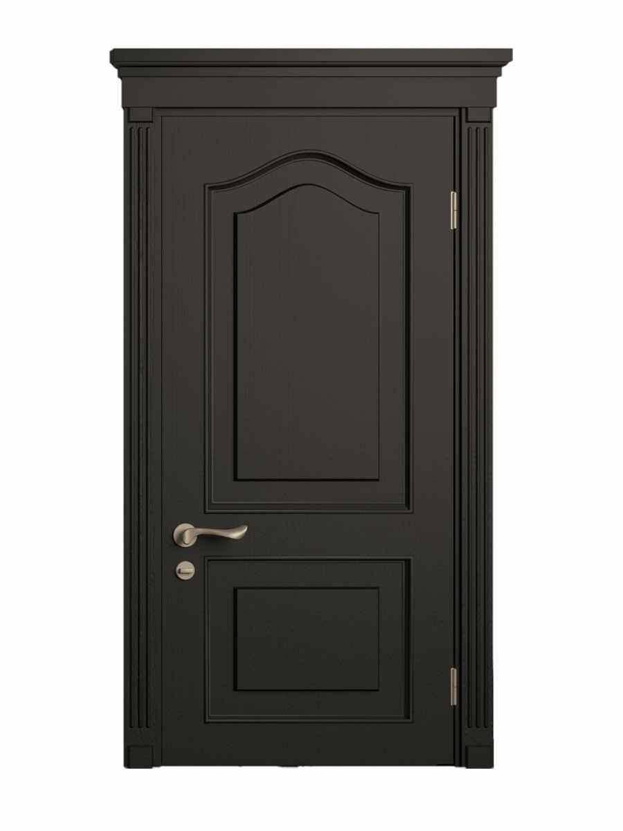 Дверь входная «Калистро», черная